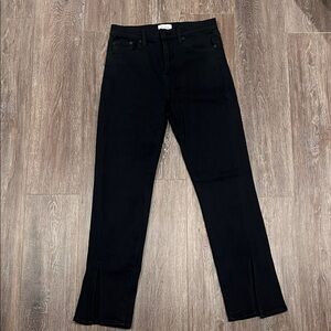 pistola Black High-Rise Straight Jeans